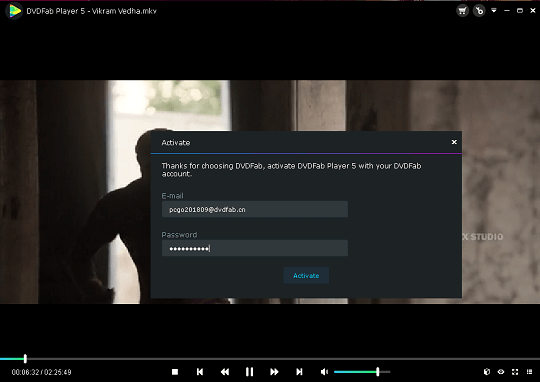 dvdfab player 5 audio problem